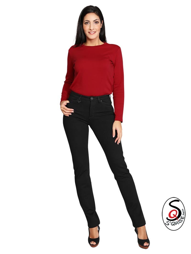 Pantalon milano extensible LISA noir